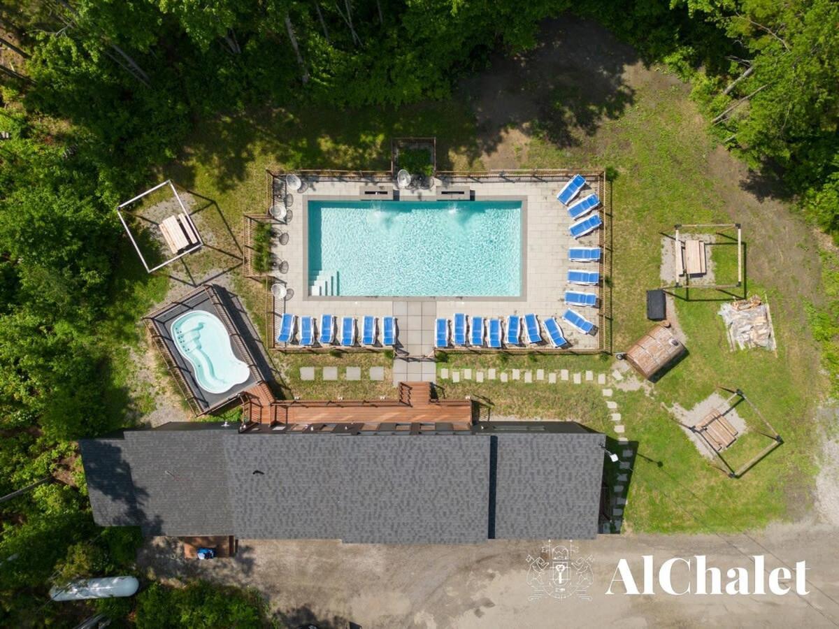 Chalet Bellevue Luxe Avec Spa Et Local A Velo Pont-Rouge Екстер'єр фото
