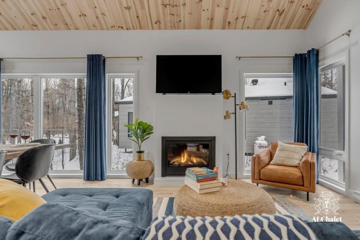 Chalet Bellevue Luxe Avec Spa Et Local A Velo Pont-Rouge Екстер'єр фото