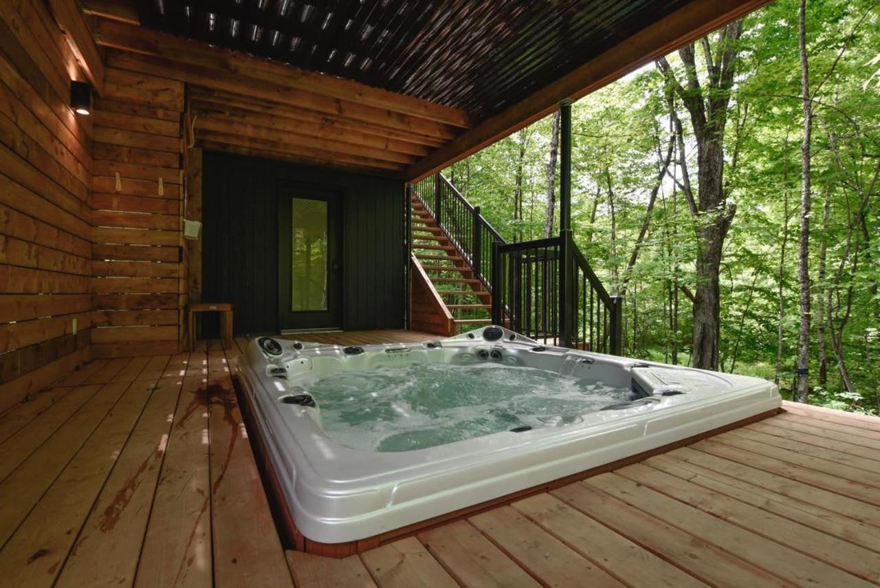 Chalet Bellevue Luxe Avec Spa Et Local A Velo Pont-Rouge Екстер'єр фото